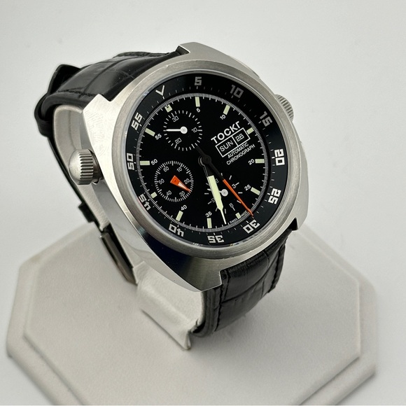 TOCKR Air Defender Limited Edition Valjoux 7750 Automatic 45mm Mens Chrono Watch - Picture 3 of 10
